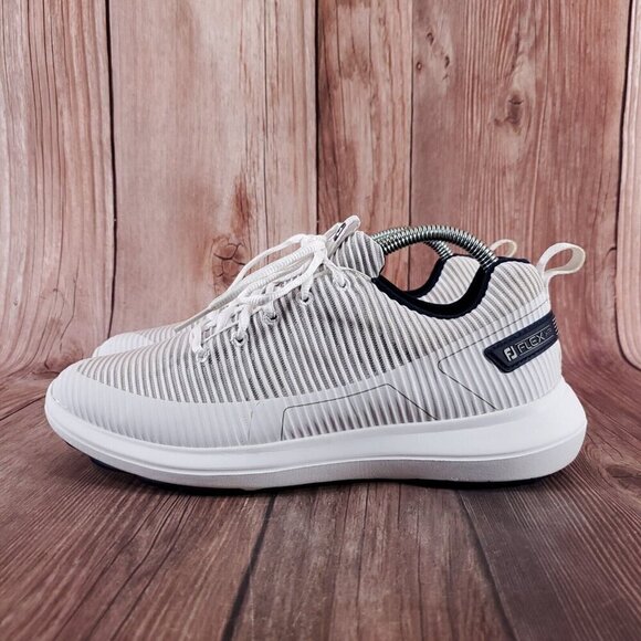 FootJoy FJ Flex XP Mens Size 8 M White Gray Spikeless Golf Shoes Sneakers 56250 - Picture 2 of 15